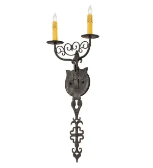 11"W Merano 2 Lt Victorian Wall Sconce