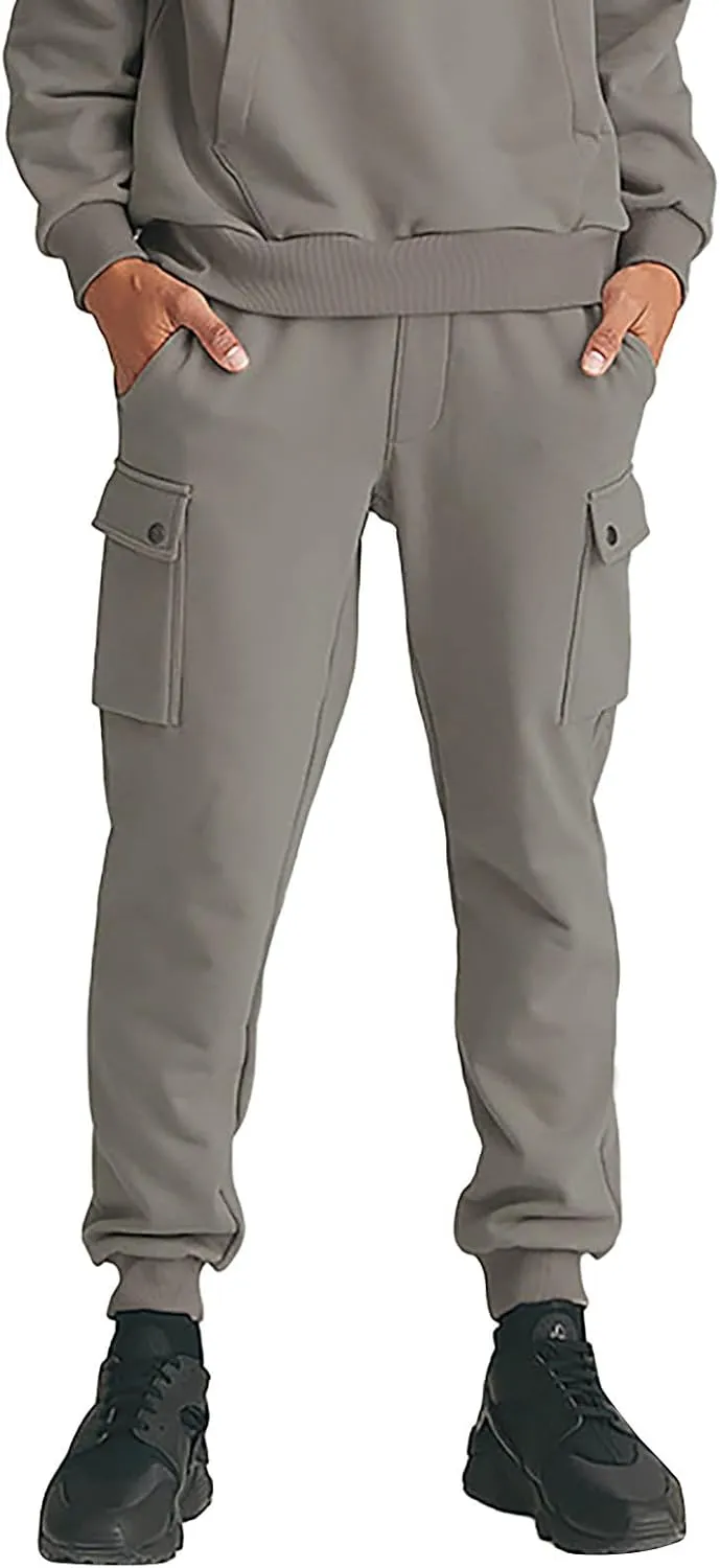 2023 Men's Sweatpants Plus Size Lightweight Exercise Pants Running Workout Sports Trousers Stylish Soft Joggers Pant Bottoms