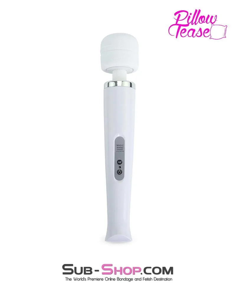 3312M-SIS      Sissy's Rechargeable 10 Speed White Wand Massager
