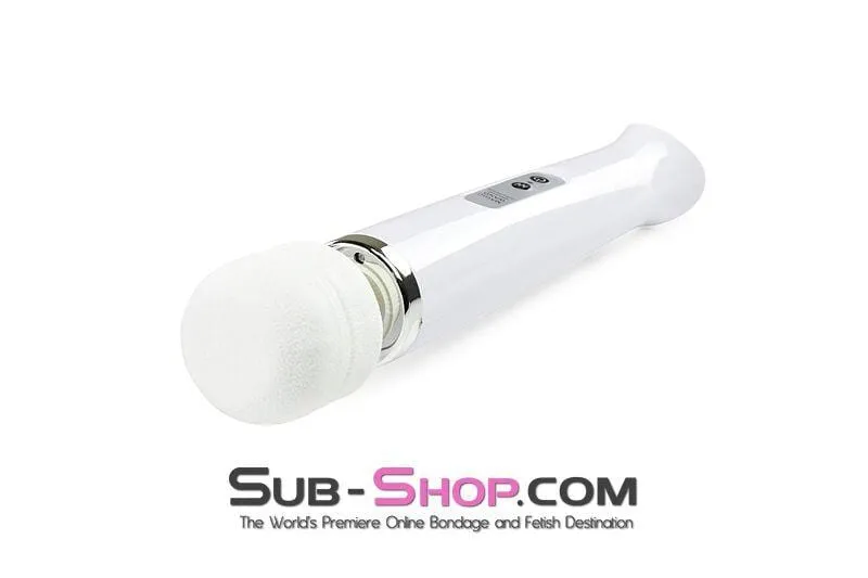 3312M-SIS      Sissy's Rechargeable 10 Speed White Wand Massager