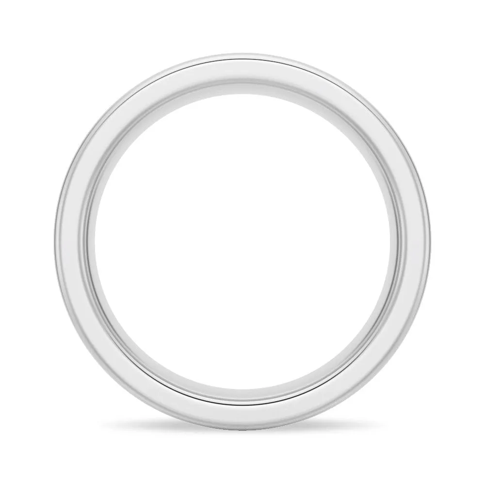 6mm Brushed Finish Men's Wedding Band