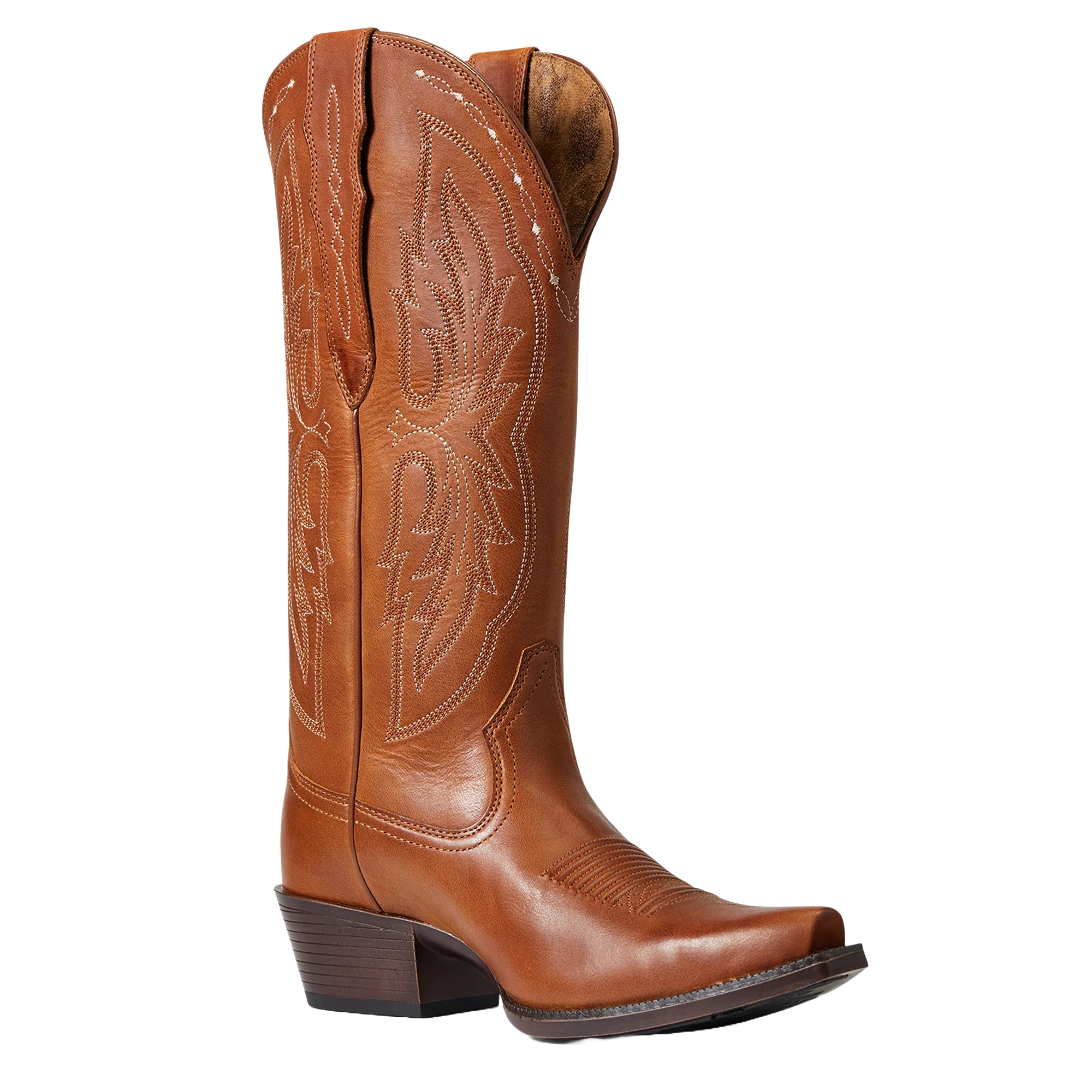 Ariat Ladies Heritage X Toe Elastic Wide Calf Western Boot 10040425