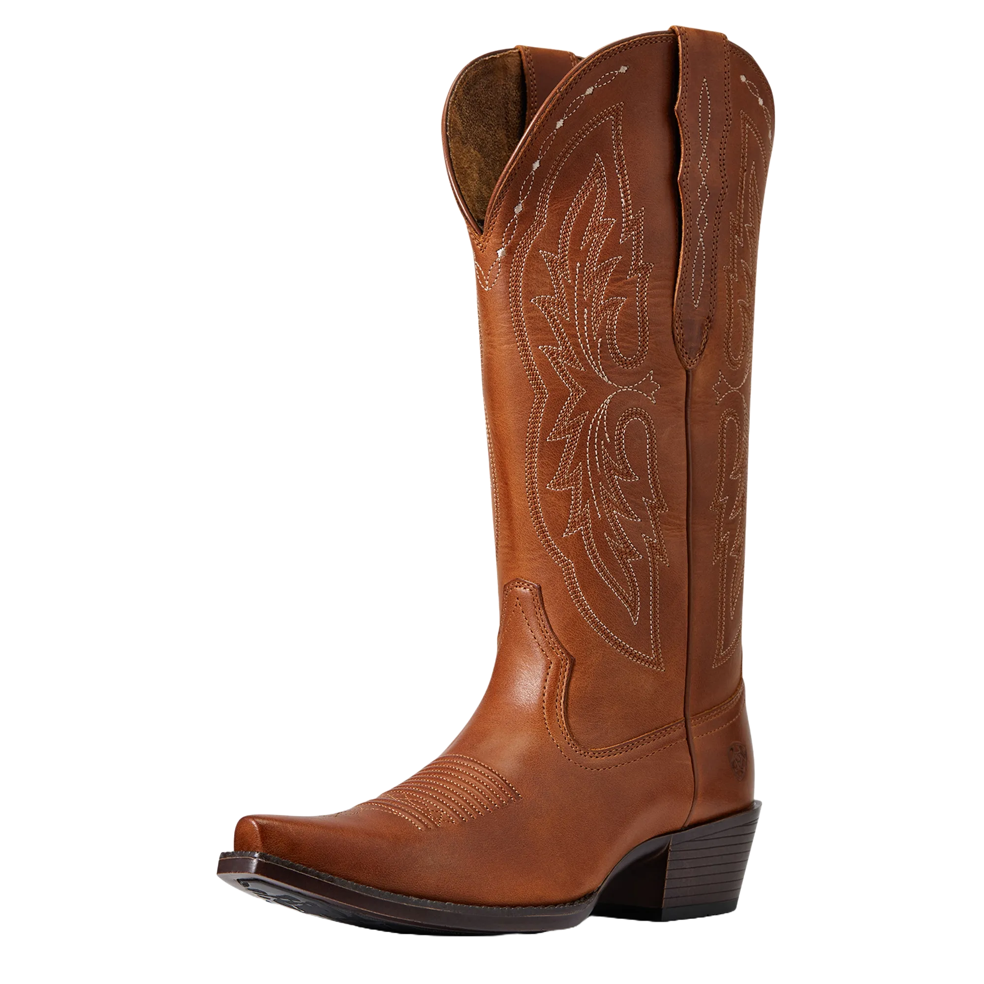 Ariat Ladies Heritage X Toe Elastic Wide Calf Western Boot 10040425