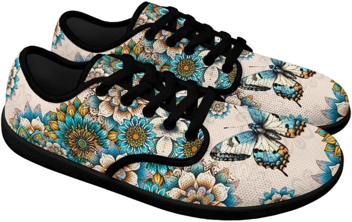 Barefoot Shoes Women Wide Toe Box Zero Drop Shoes Lightweight Lace Up Sneaker Breathable Non-Slip Athletic Barefoot Shoes Casual Walking Flats Shoes