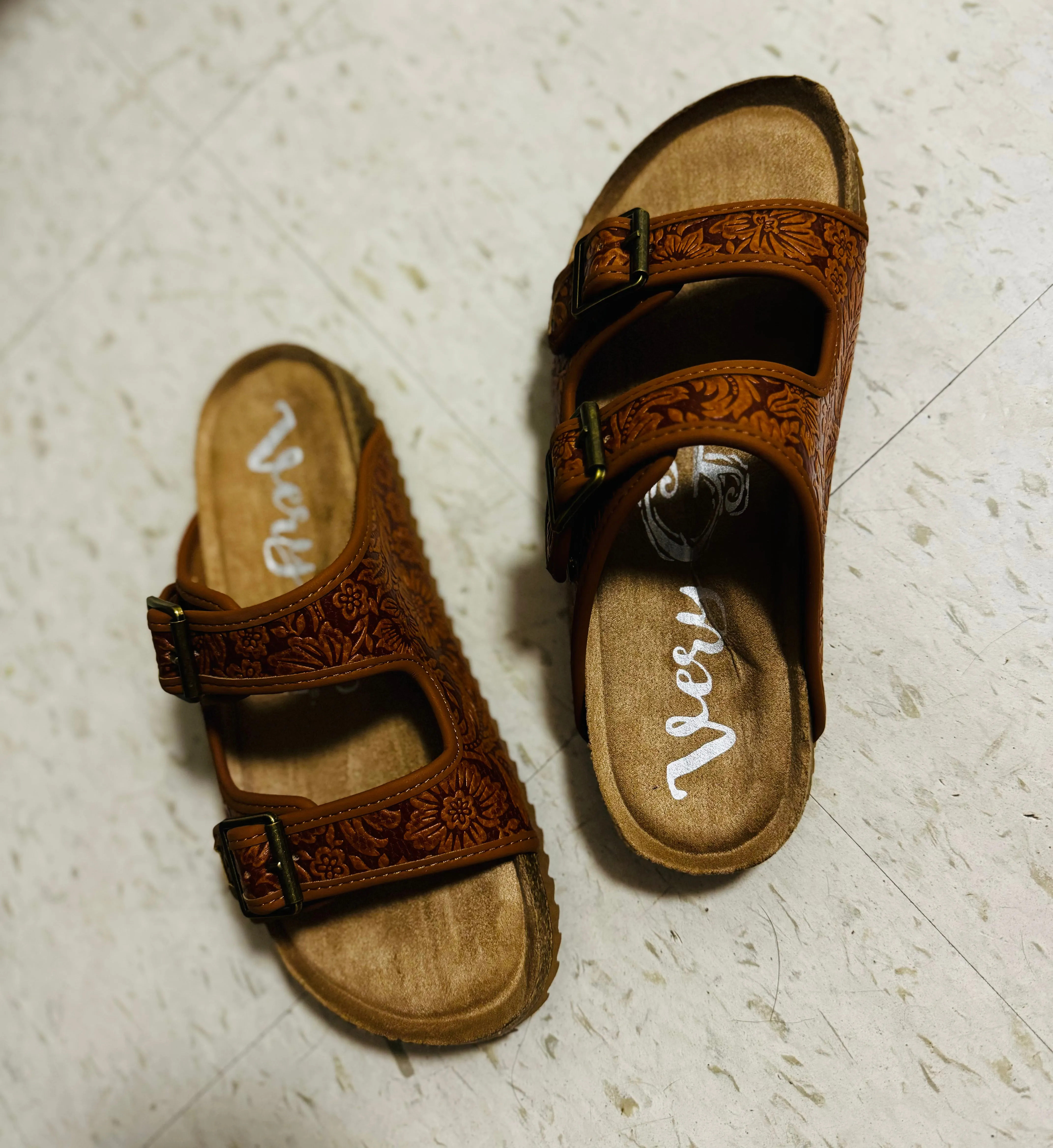 Berry 4- Very G Women's Sandal in Rust