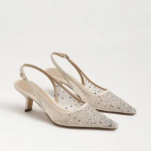 Bianka Mesh Slingback Heels