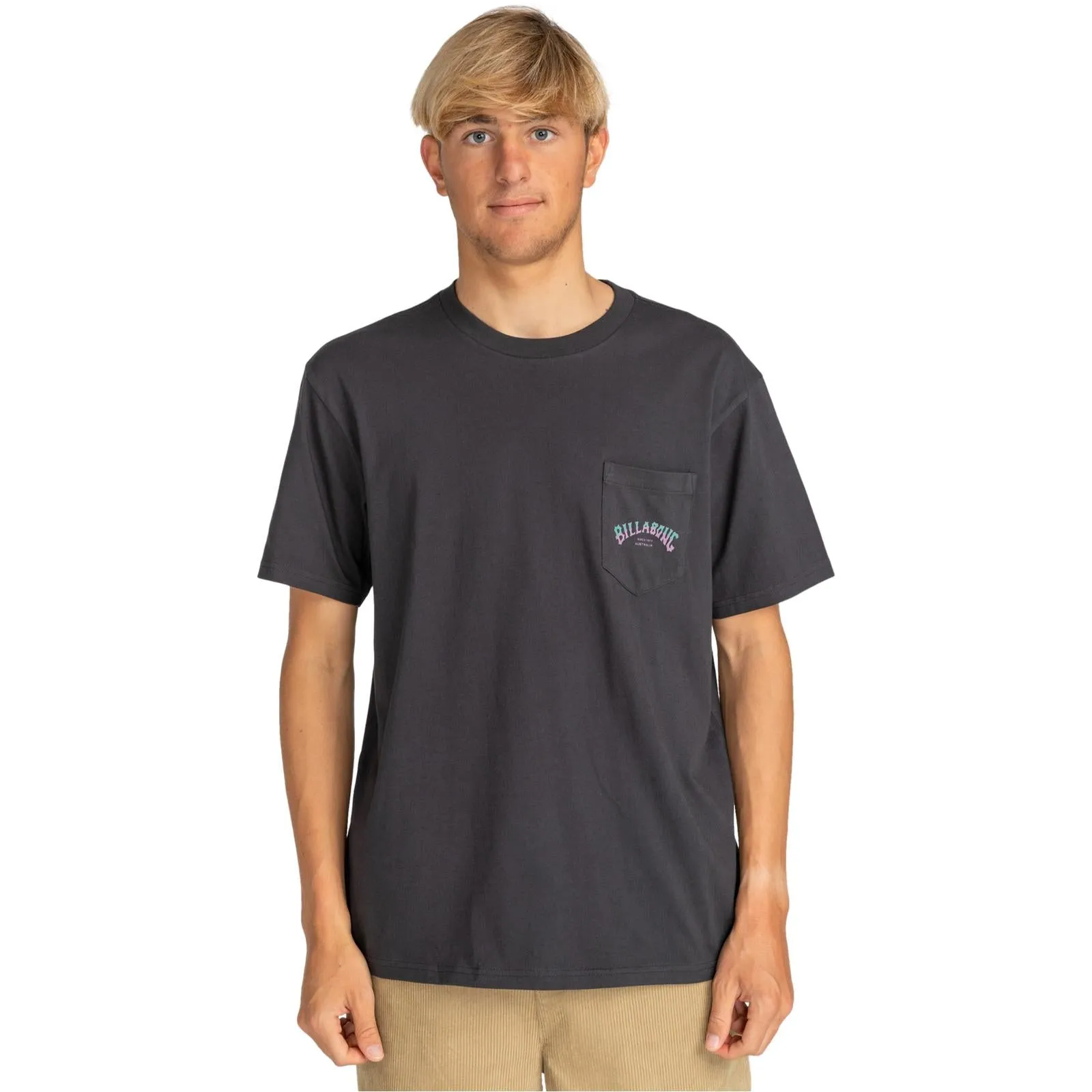 Billabong Mens Stacked Arch Short Sleeve T-Shirt