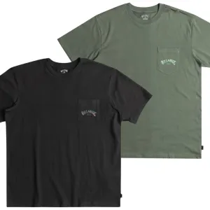 Billabong Mens Stacked Arch Short Sleeve T-Shirt