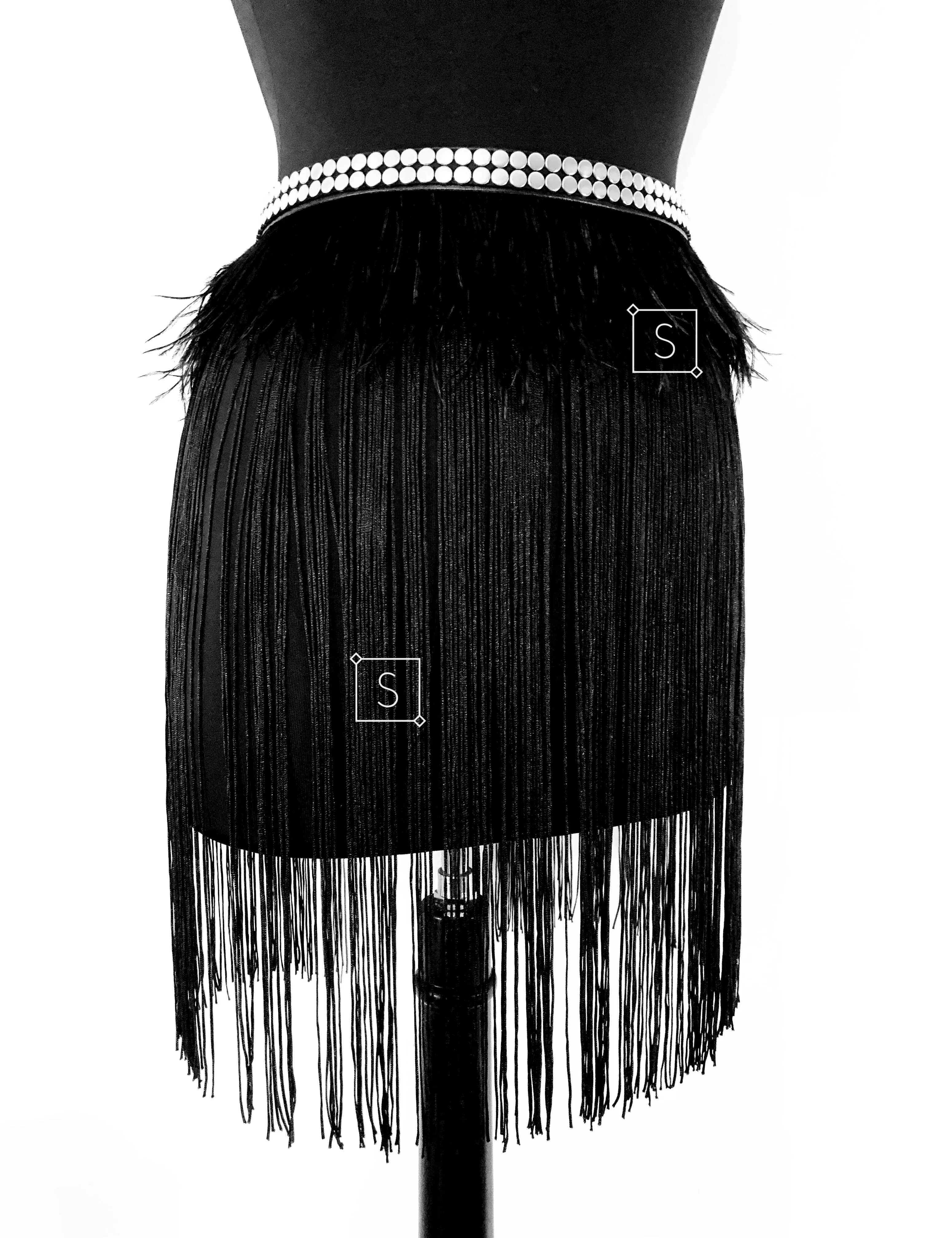 Bonnie Feather N Fringe Belt