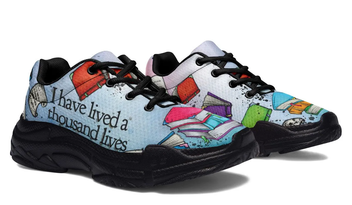 Book Reader Chunky Sneakers