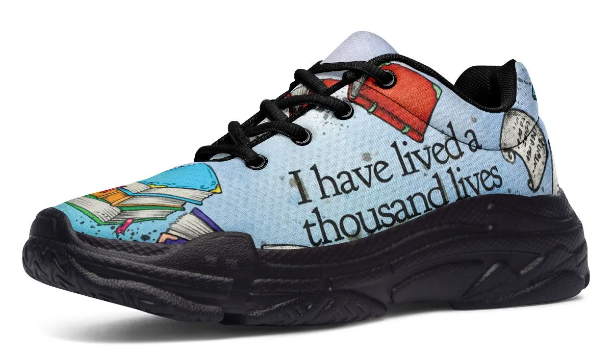Book Reader Chunky Sneakers