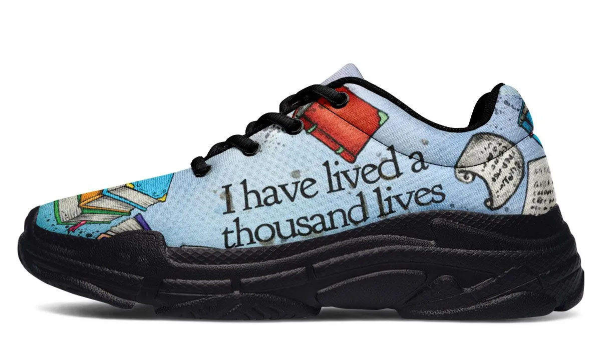 Book Reader Chunky Sneakers
