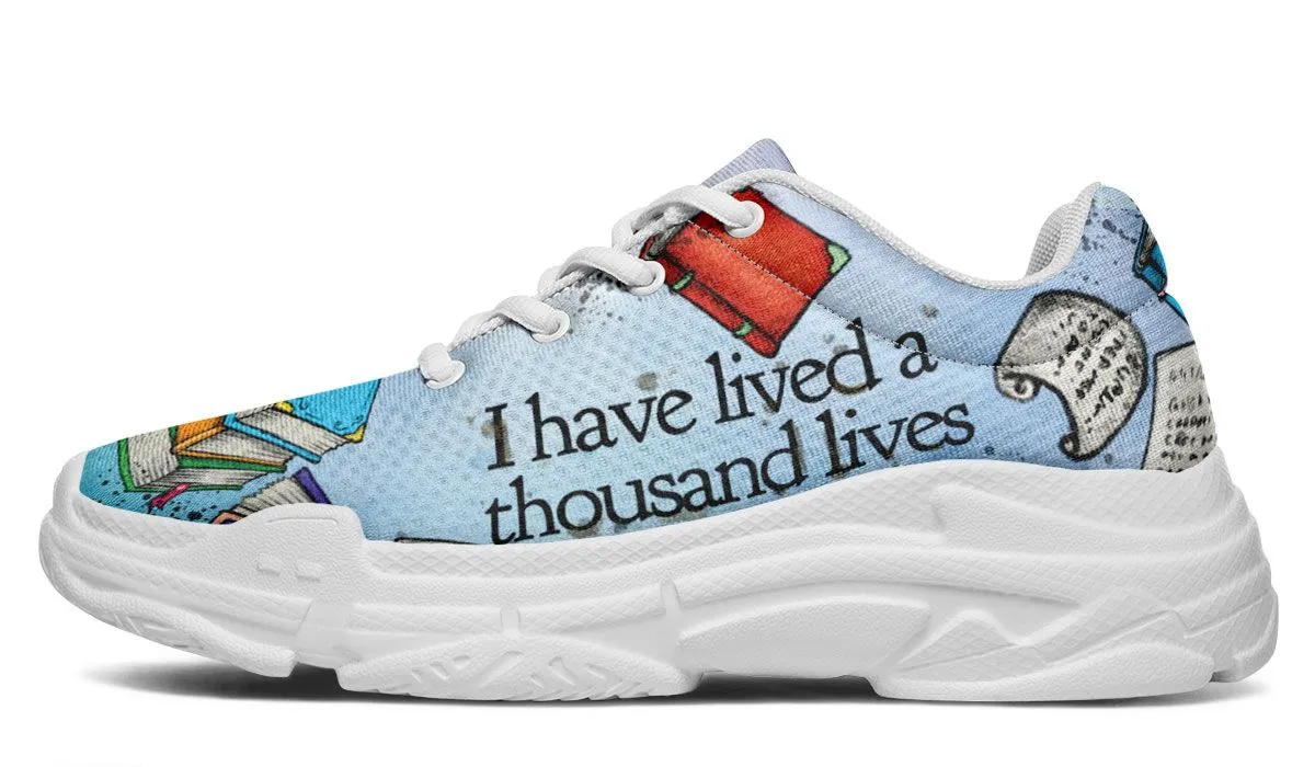 Book Reader Chunky Sneakers