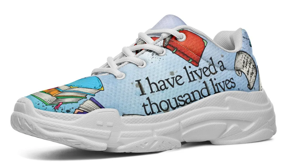 Book Reader Chunky Sneakers