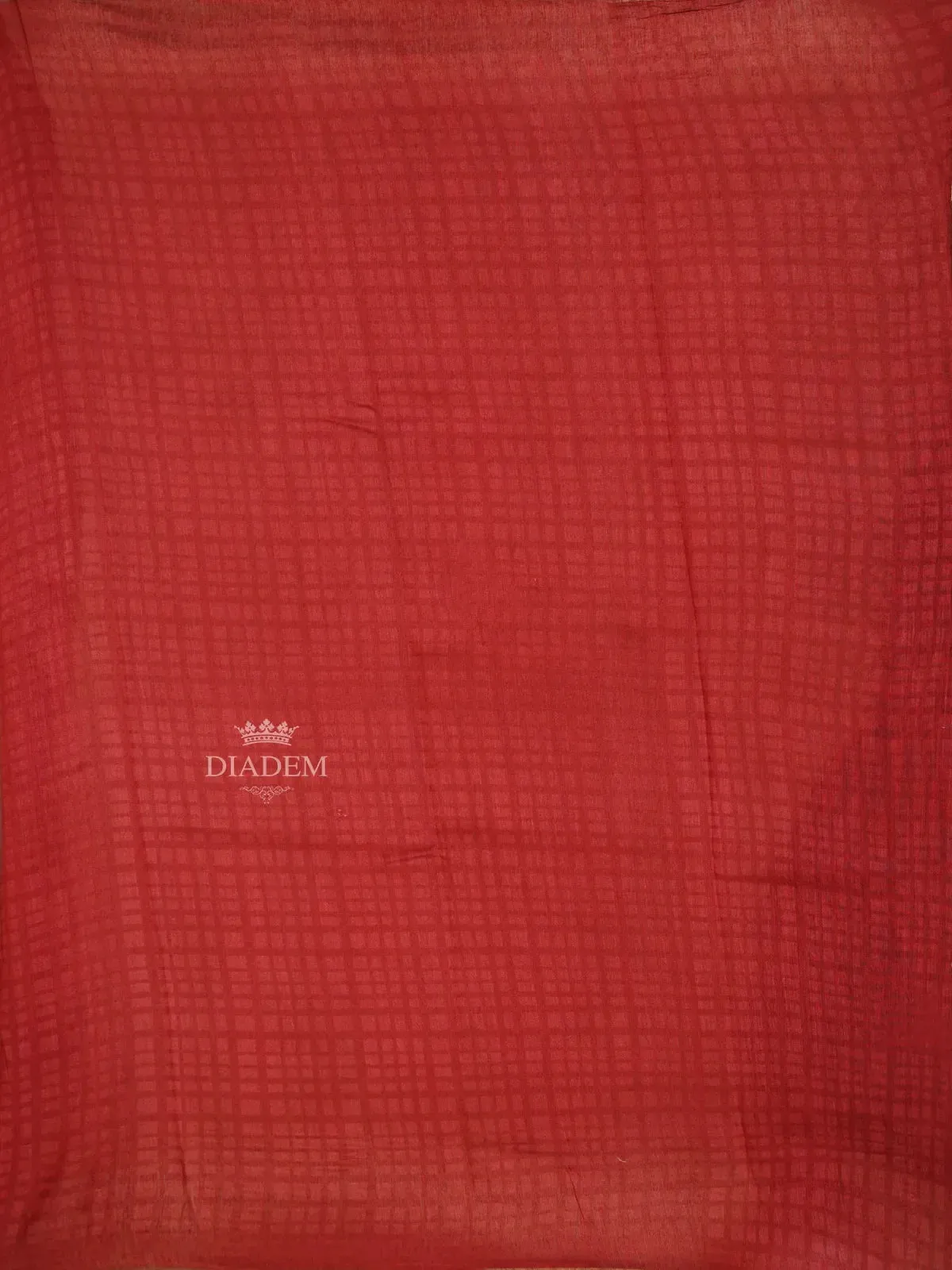 Brown Banarasi Saree with  Chevron and Diamond Design on the Body with Matching Border