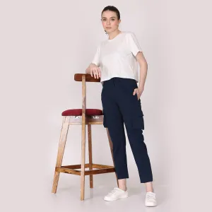 Cargo Pants - Berry Navy
