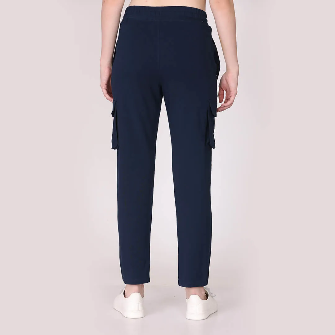 Cargo Pants - Berry Navy