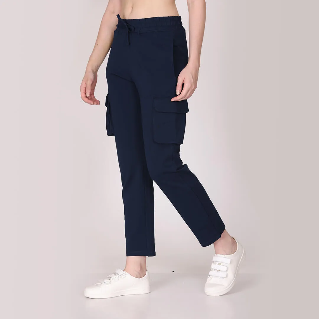 Cargo Pants - Berry Navy