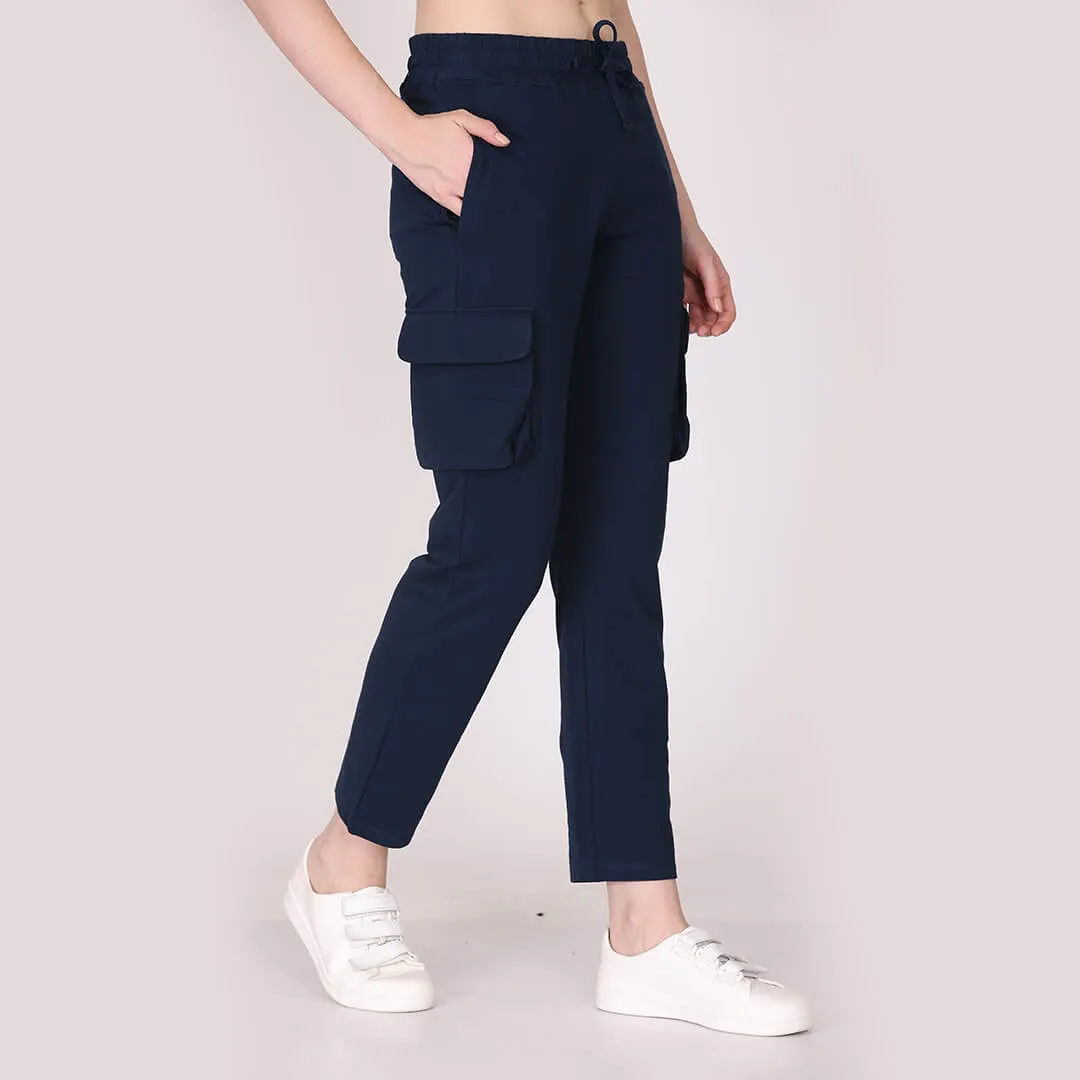 Cargo Pants - Berry Navy