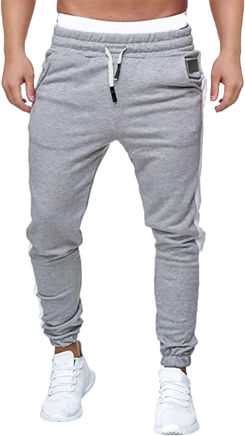Cargo Pants for Men Joggers Leg Trousers Straight-Fit Multi-Pocket Cargo Sweatpants for Men Wild Cargo Pants Outdoor
