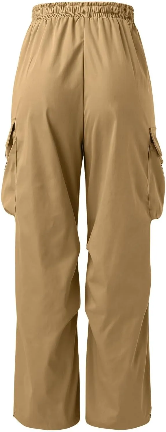 Cargo Pants Men Loose Fit Casual Joggers Elasticated Waist Cargo Work Combat Pant Multi Pockets
