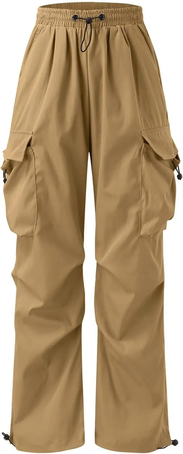 Cargo Pants Men Loose Fit Casual Joggers Elasticated Waist Cargo Work Combat Pant Multi Pockets