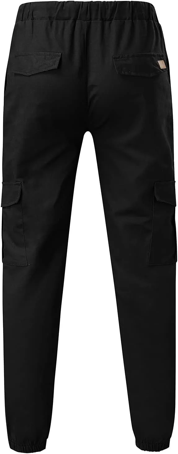 Cargo Sweatpants for Men Big and Tall Long Trousers Men Athletic Jogger Sports Outdoor Trousers Men's Sweatpants with