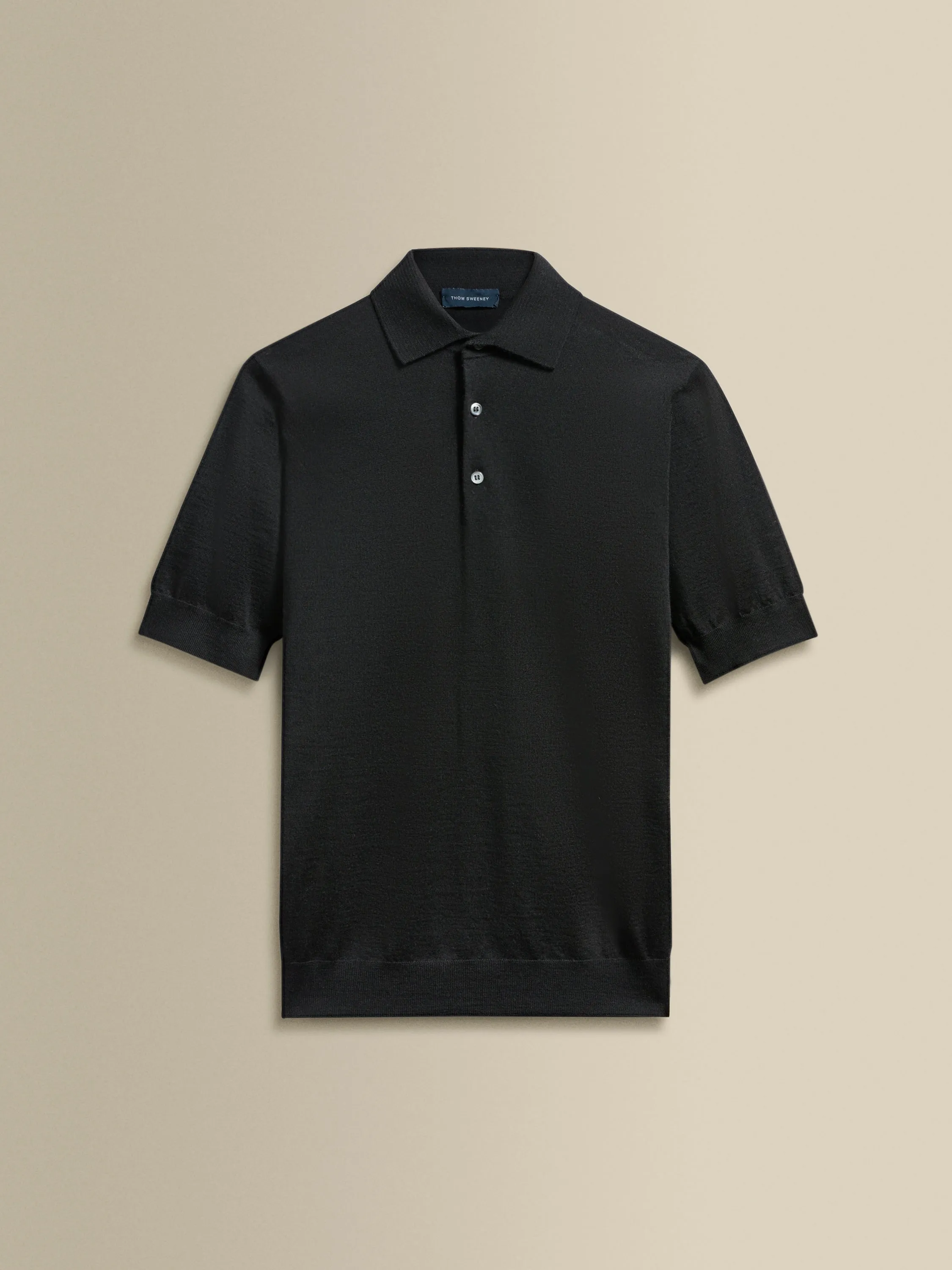 Cashmere Silk Polo Shirt