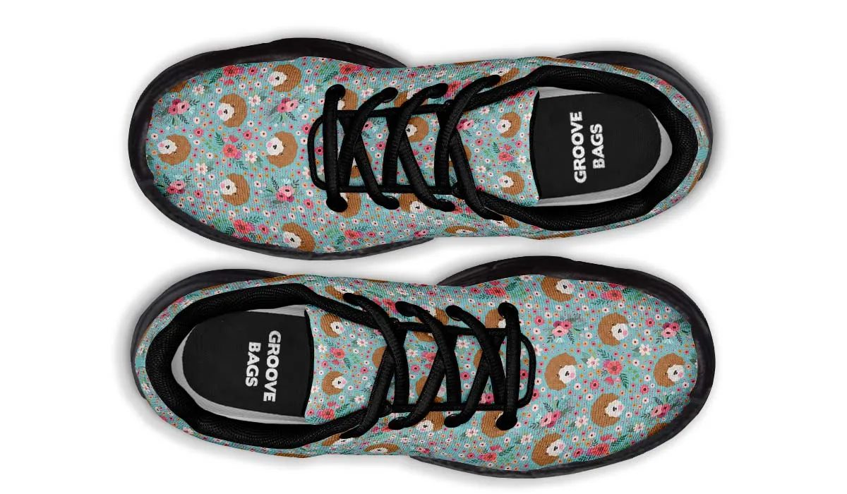 Cavoodle Flower Chunky Sneakers