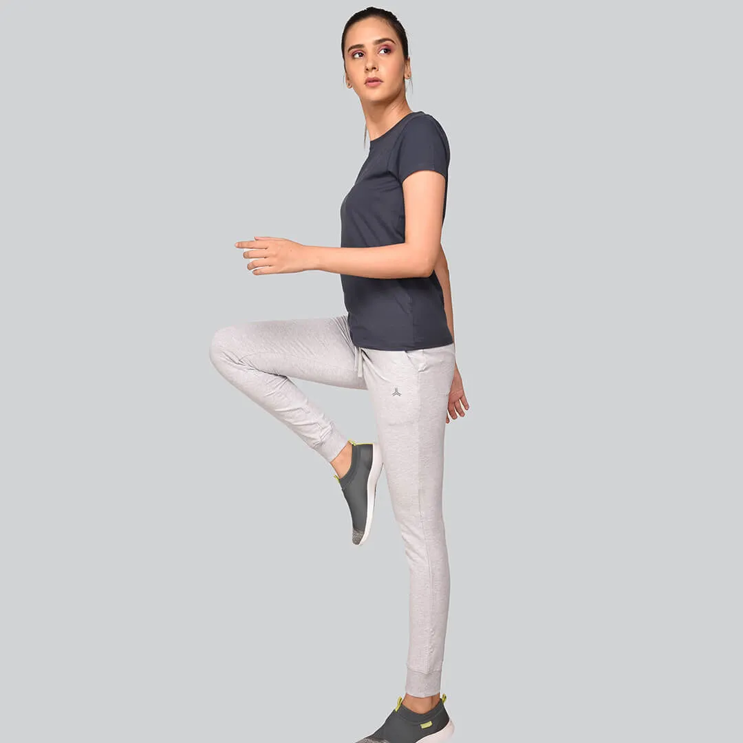 Cuffed Joggers - Heather Grey