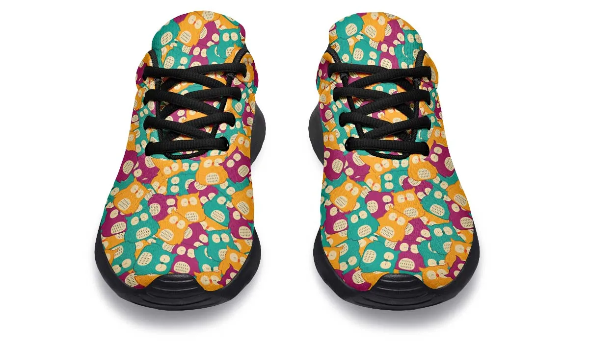 Cute Owl Pattern Sneakers