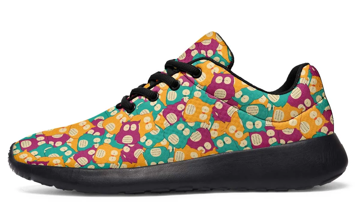 Cute Owl Pattern Sneakers