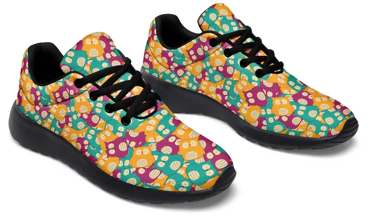 Cute Owl Pattern Sneakers