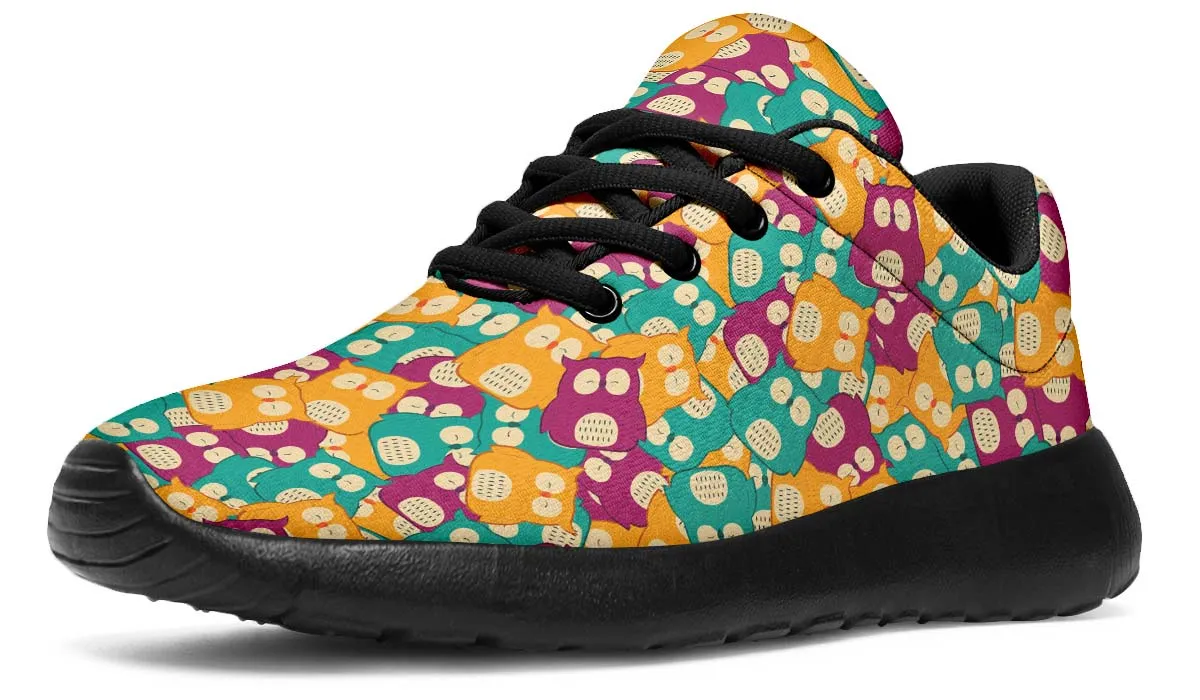 Cute Owl Pattern Sneakers