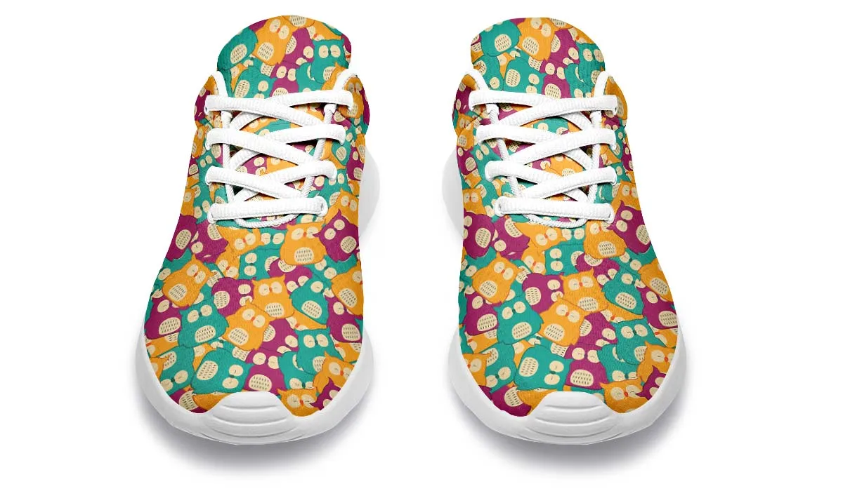Cute Owl Pattern Sneakers