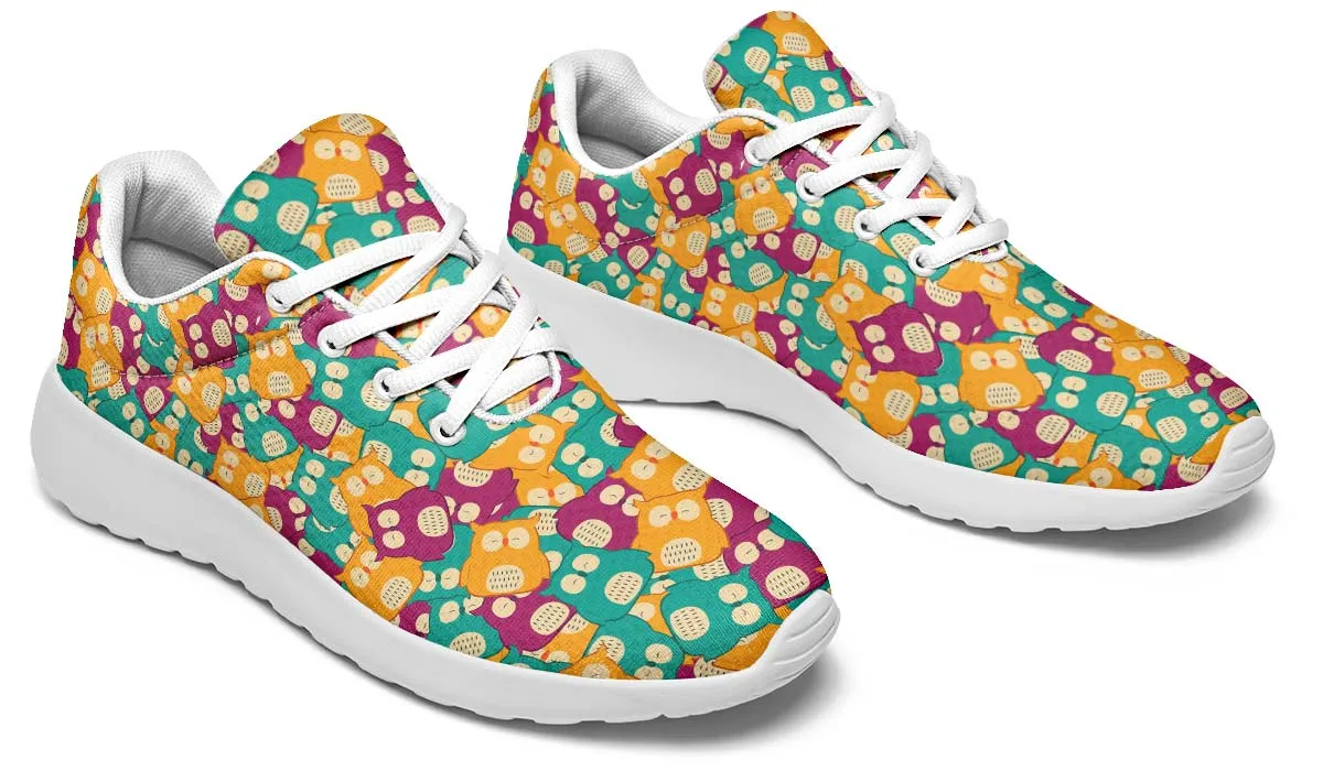 Cute Owl Pattern Sneakers