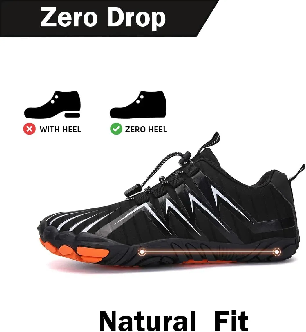 Explorer Max Non-Slip Ultra-Light Barefoot Shoes Mens Trail Running Shoes Wide Toe Box Barefoot Sneakers
