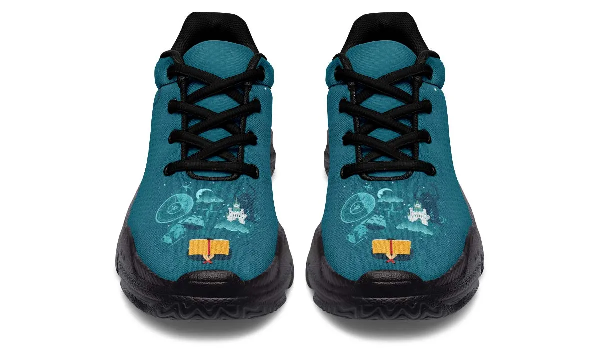 Fantasy Reading Chunky Sneakers