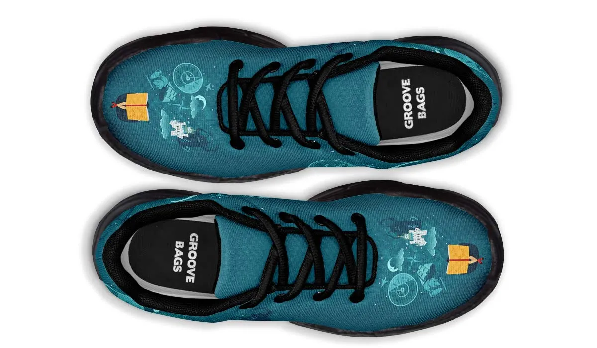 Fantasy Reading Chunky Sneakers
