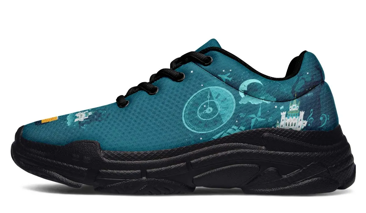 Fantasy Reading Chunky Sneakers