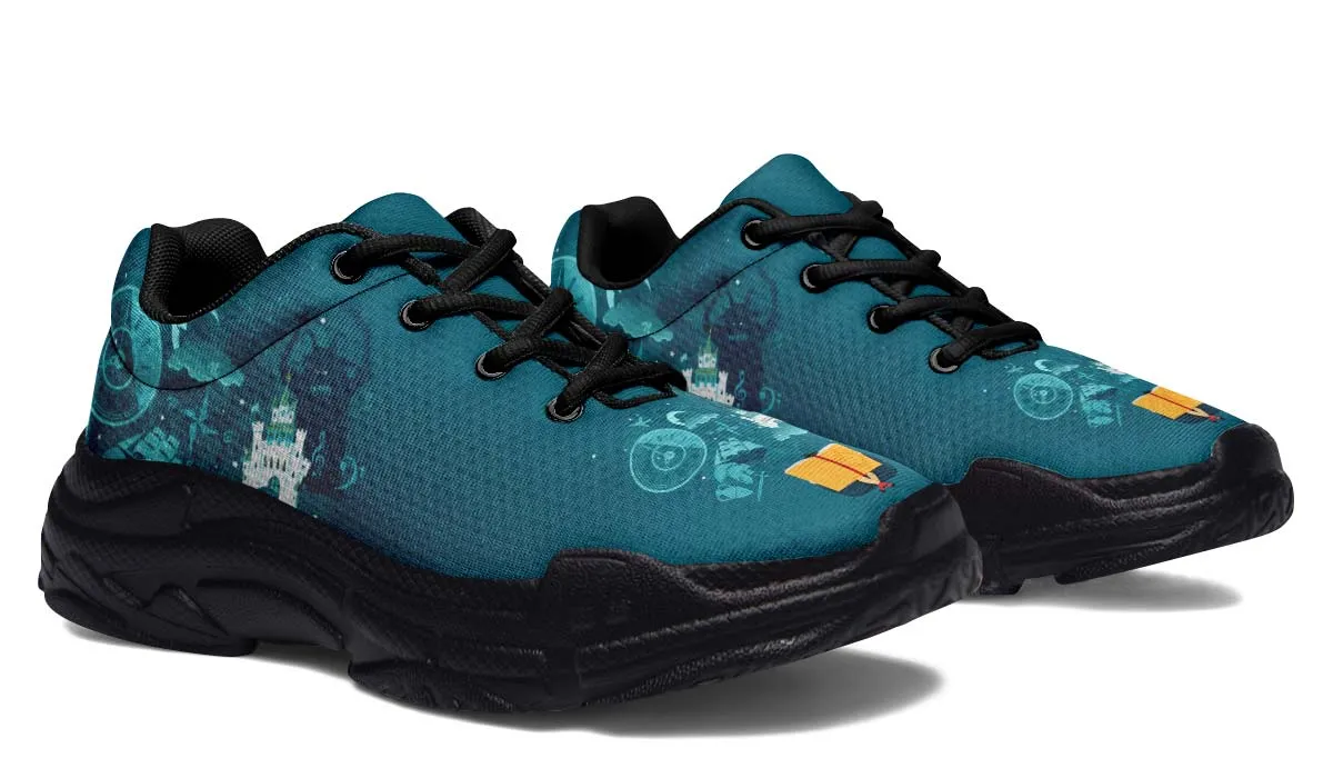 Fantasy Reading Chunky Sneakers
