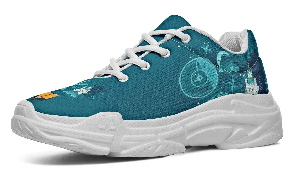 Fantasy Reading Chunky Sneakers