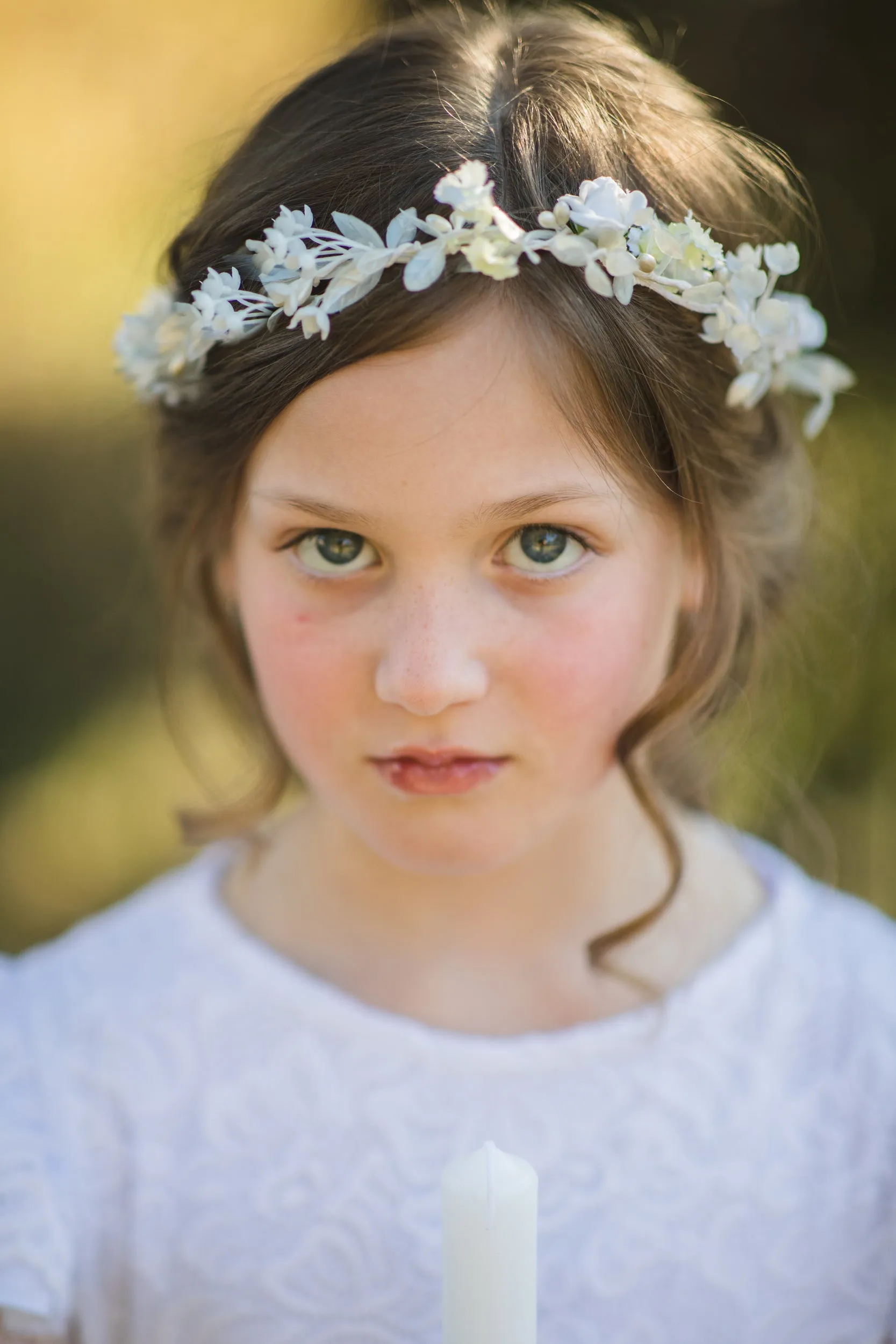 First Communion Hair Garland