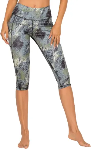 FITTOO Women's Yoga Capris Leggings Pockets Workout Pants