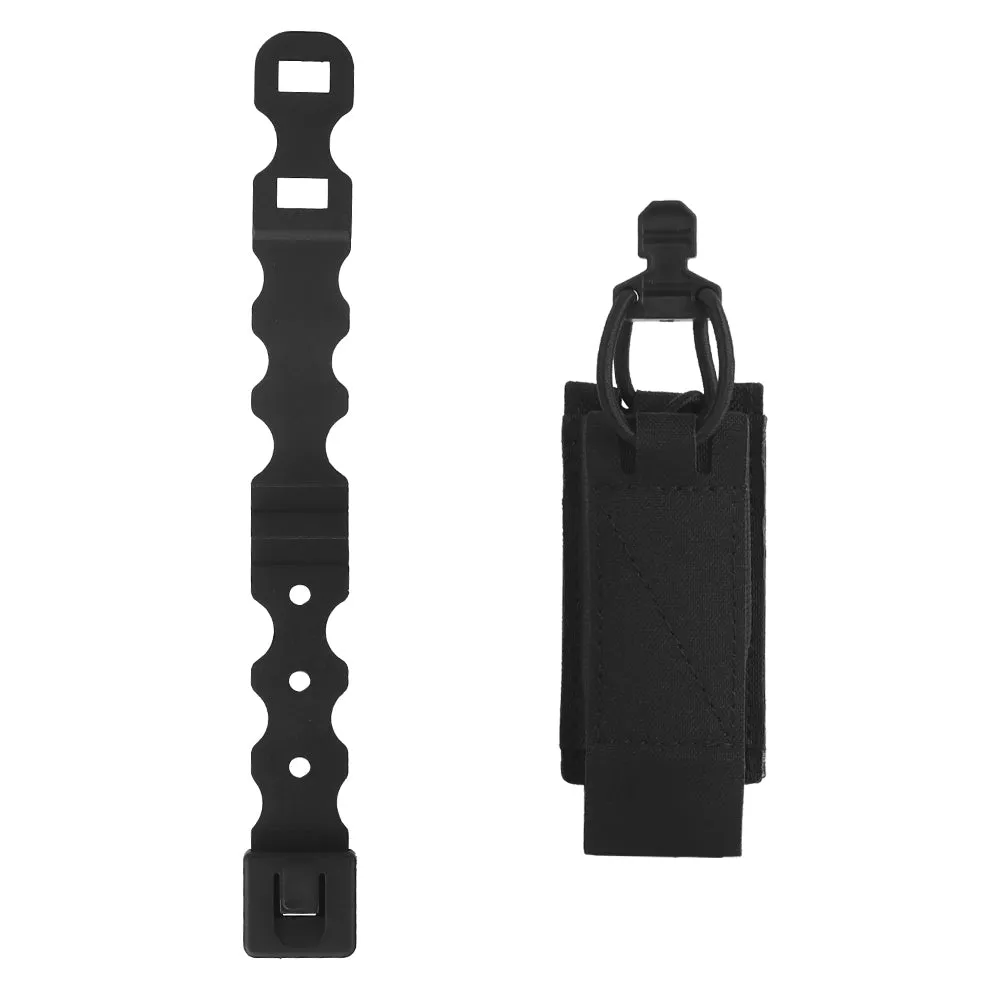 flexible magazine pouch for MG-123 pistol magazine Black