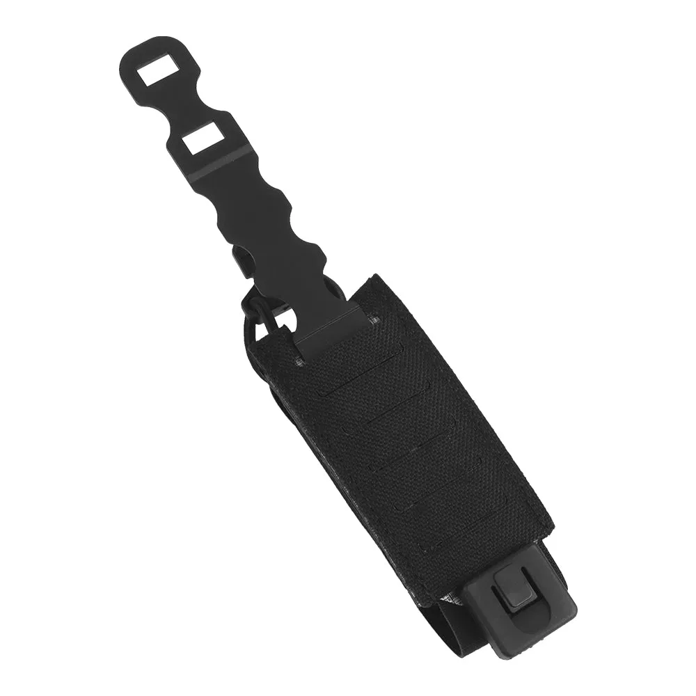 flexible magazine pouch for MG-123 pistol magazine Black