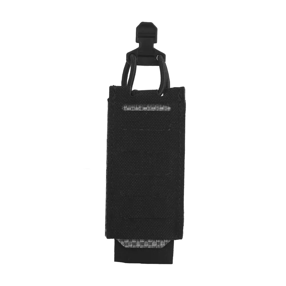 flexible magazine pouch for MG-123 pistol magazine Black