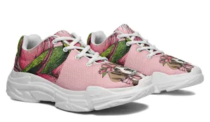 Floral Beagle Chunky Sneakers