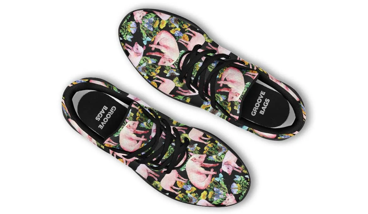 Floral Pig Sneakers