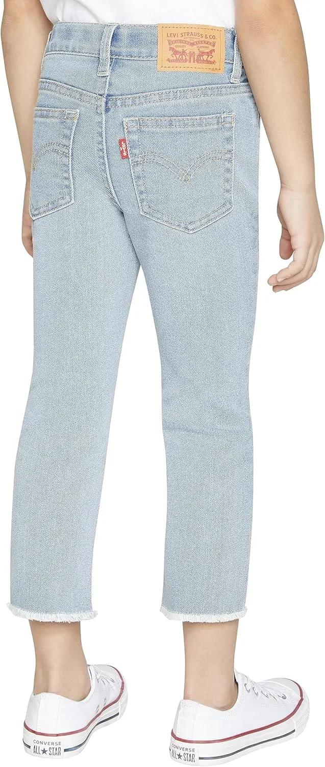 Girls' High Rise Straight Fit Jeans